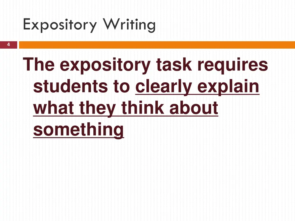 expository writing