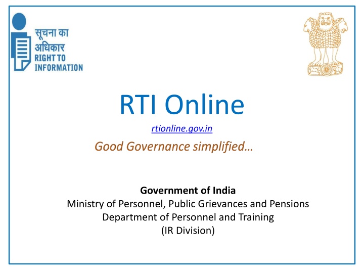 rti online rtionline gov in