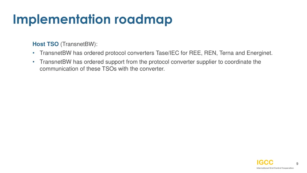 implementation roadmap 2