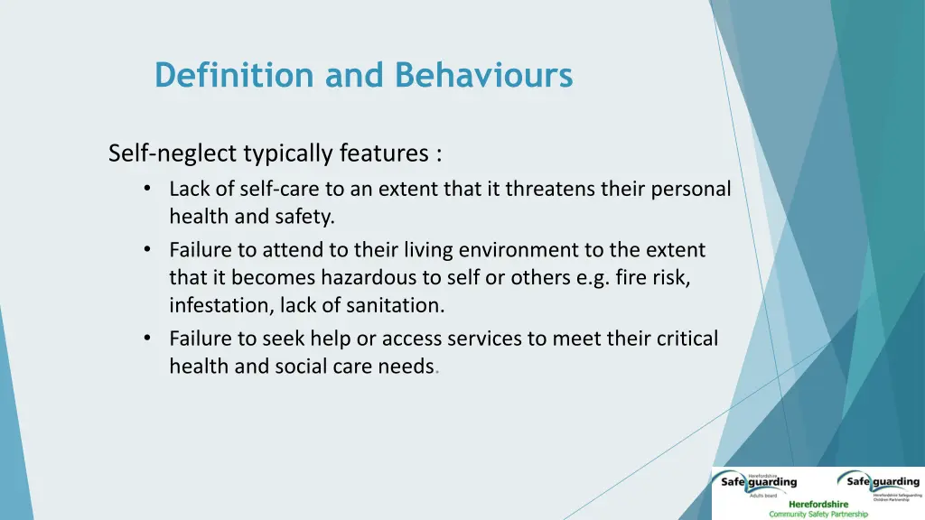 definition and behaviours