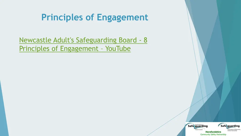 principles of engagement