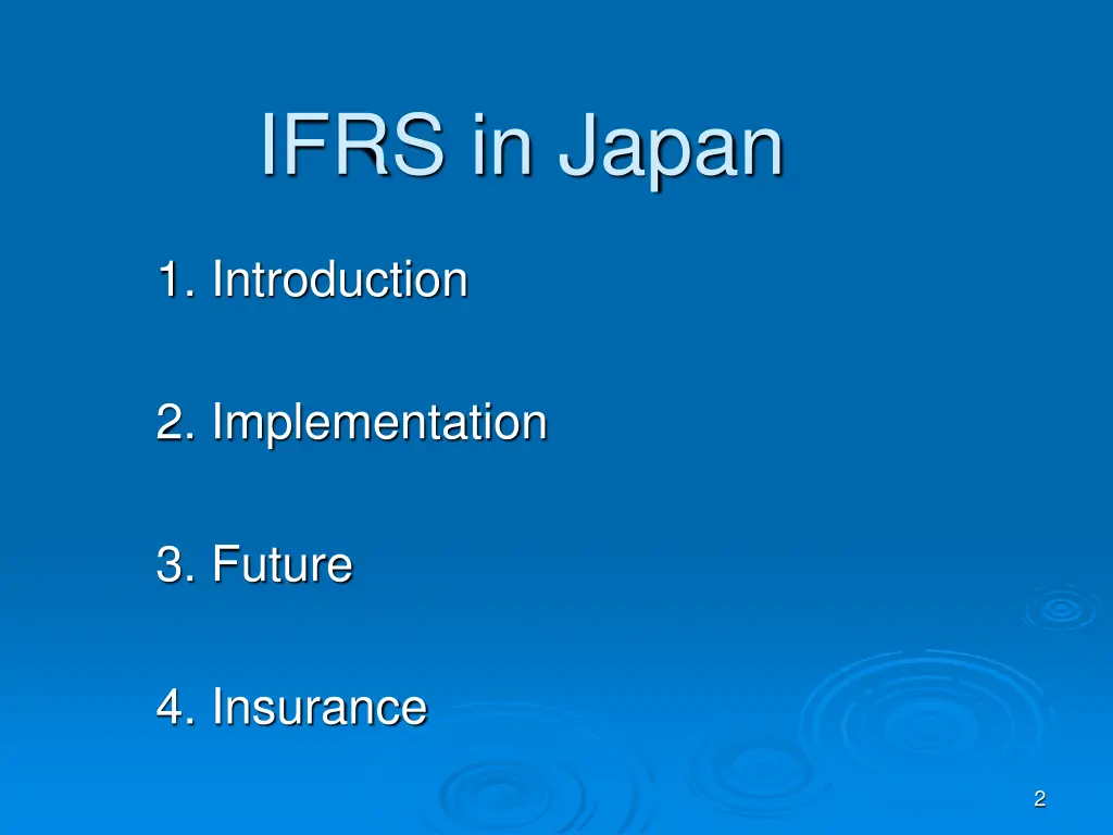 ifrs in japan 1