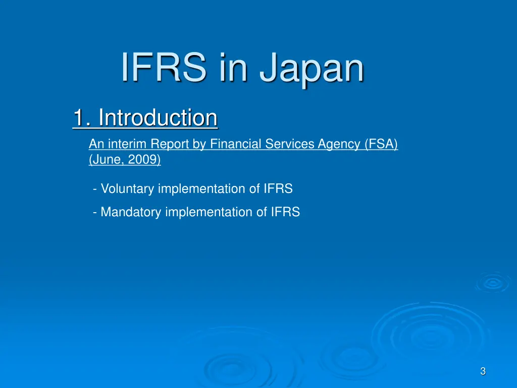 ifrs in japan 2