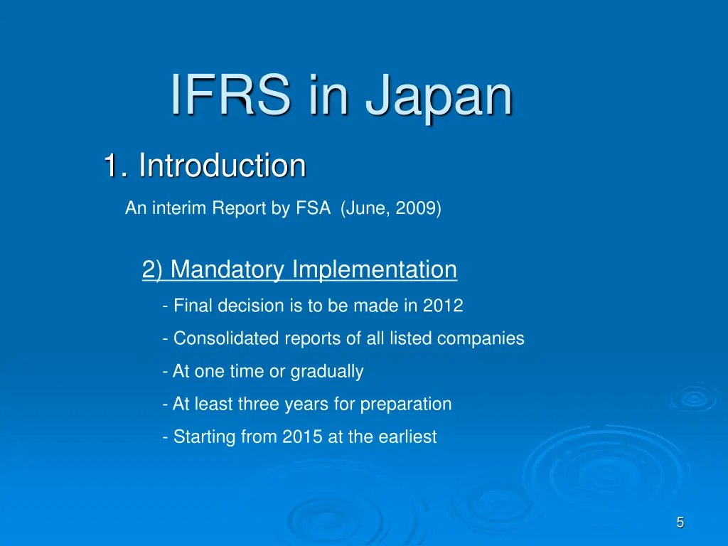 ifrs in japan 4