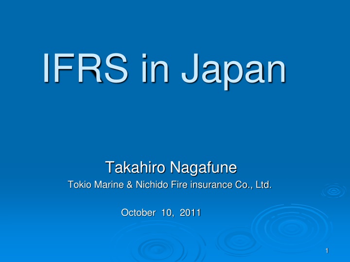 ifrs in japan