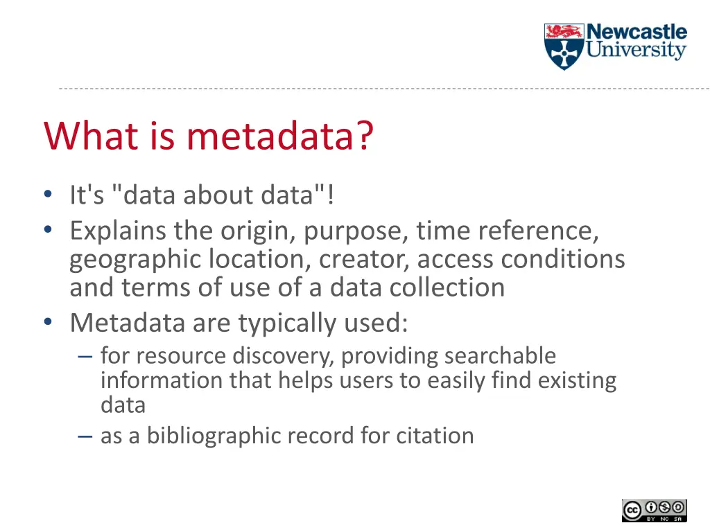 what is metadata