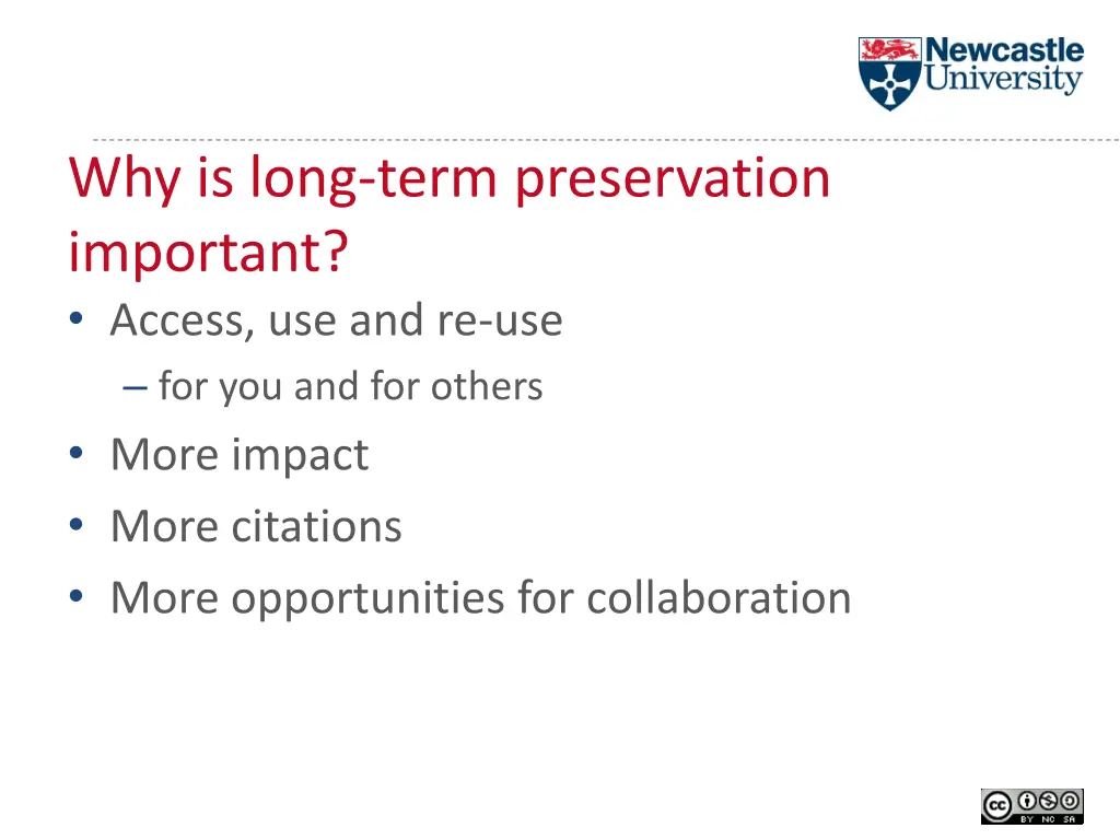 why is long term preservation important access