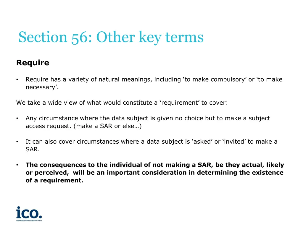 section 56 other key terms