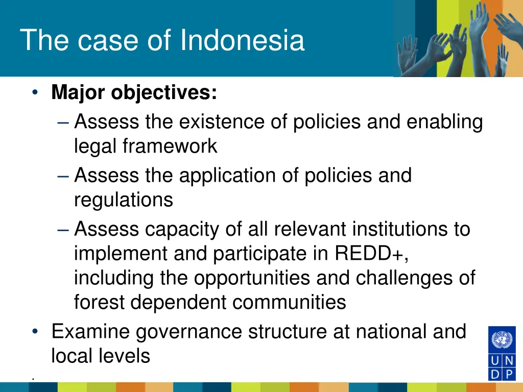 the case of indonesia