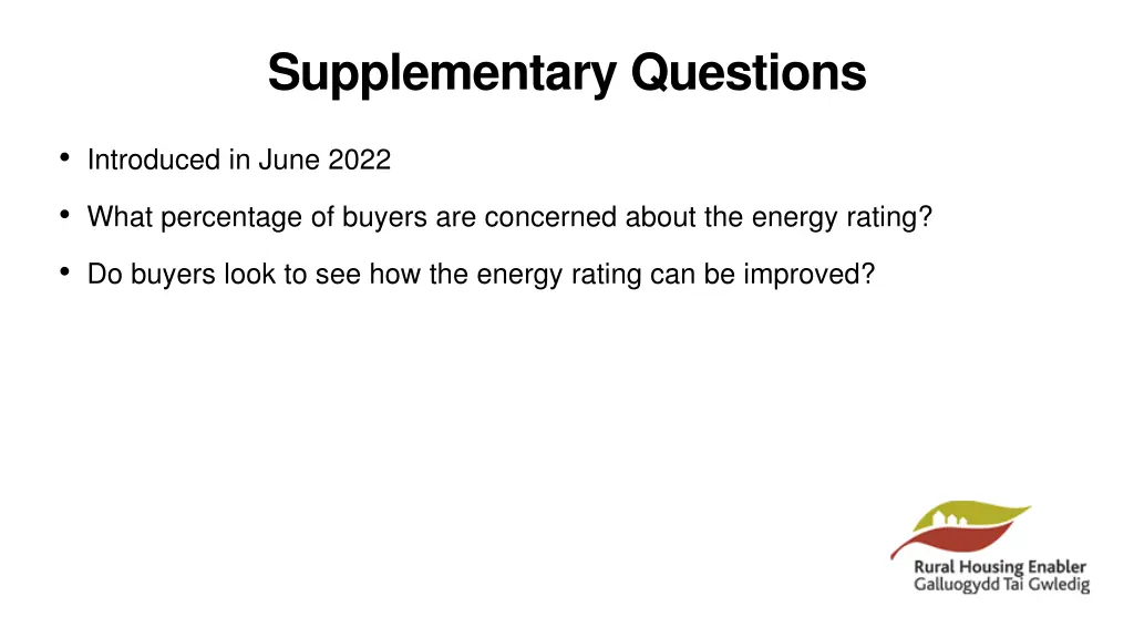 supplementary questions