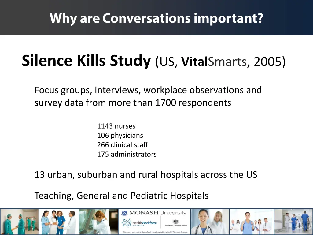 silence kills study us vital smarts 2005