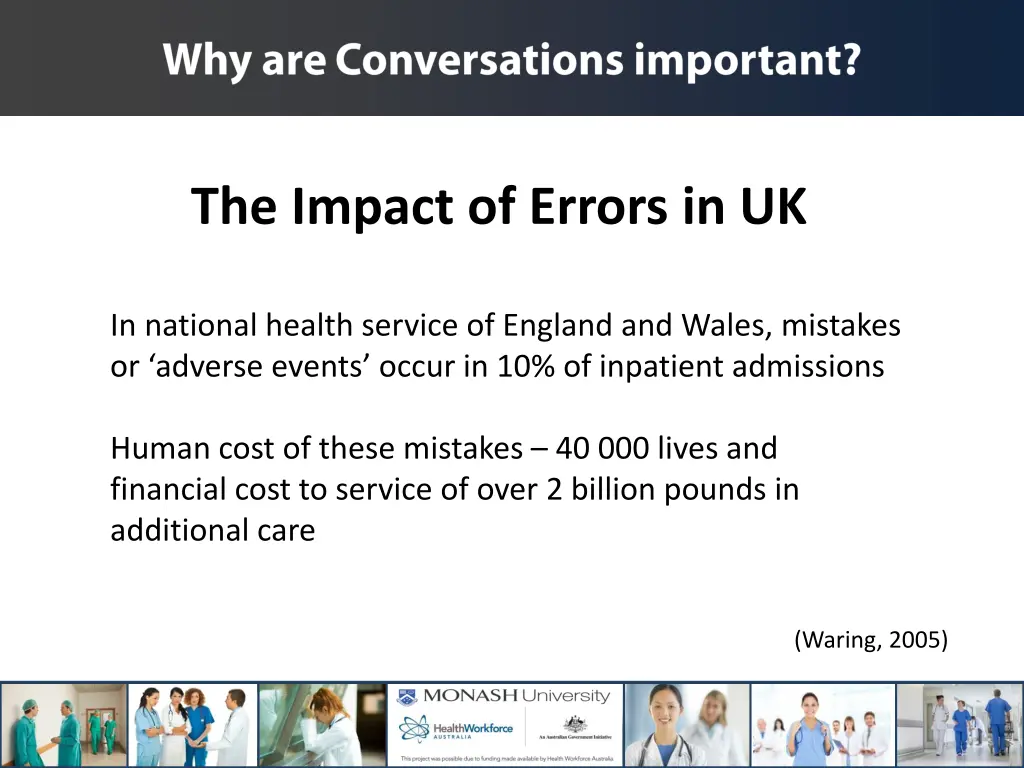 the impact of errors in uk