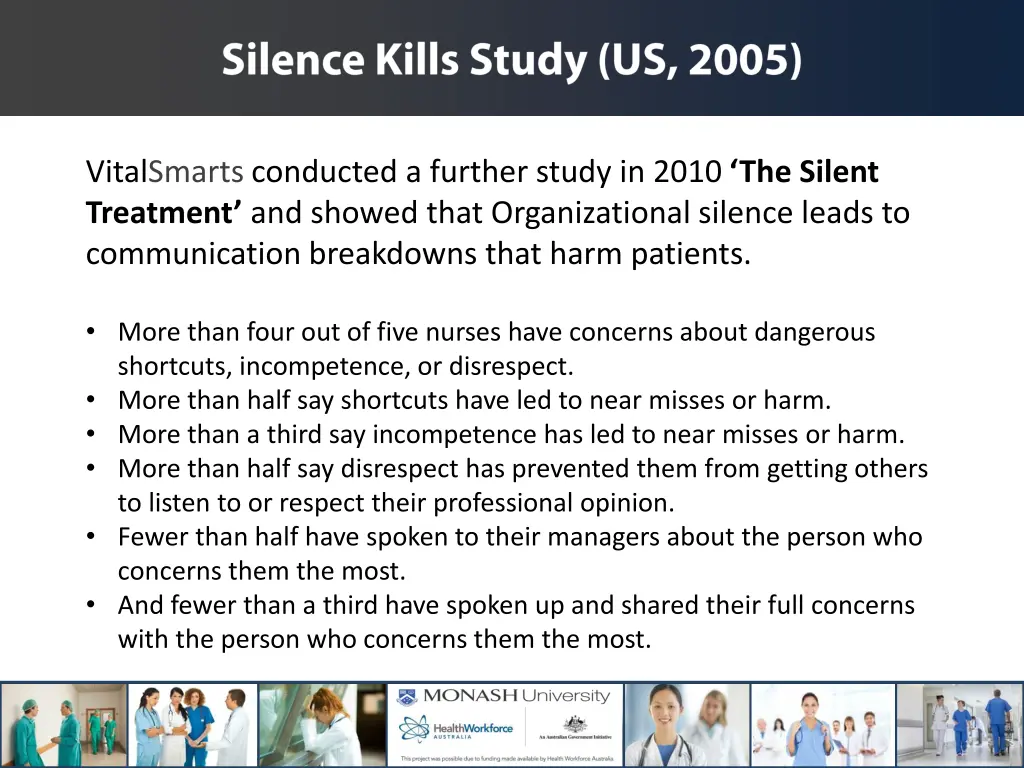 vitalsmarts conducted a further study in 2010