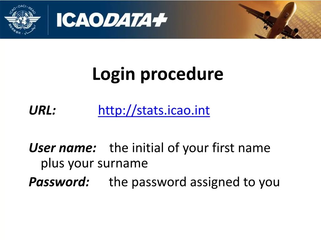 login procedure