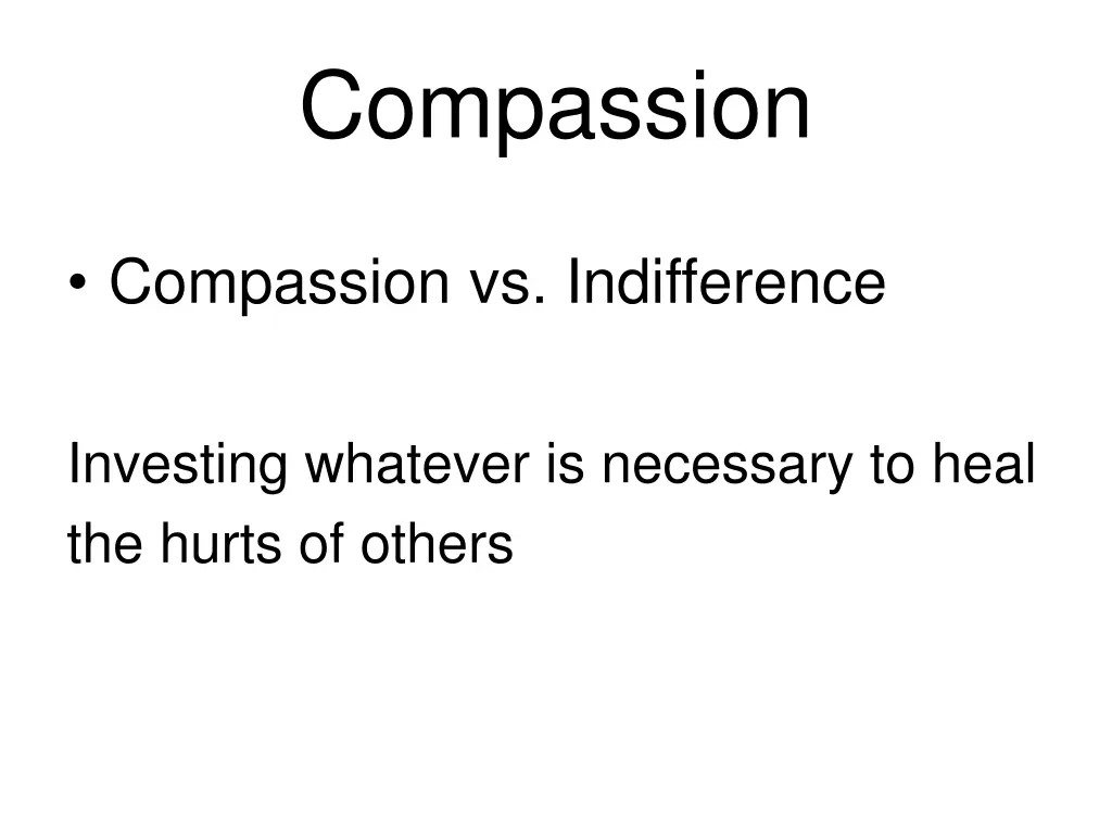 compassion