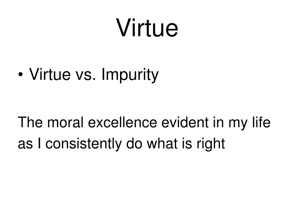 virtue