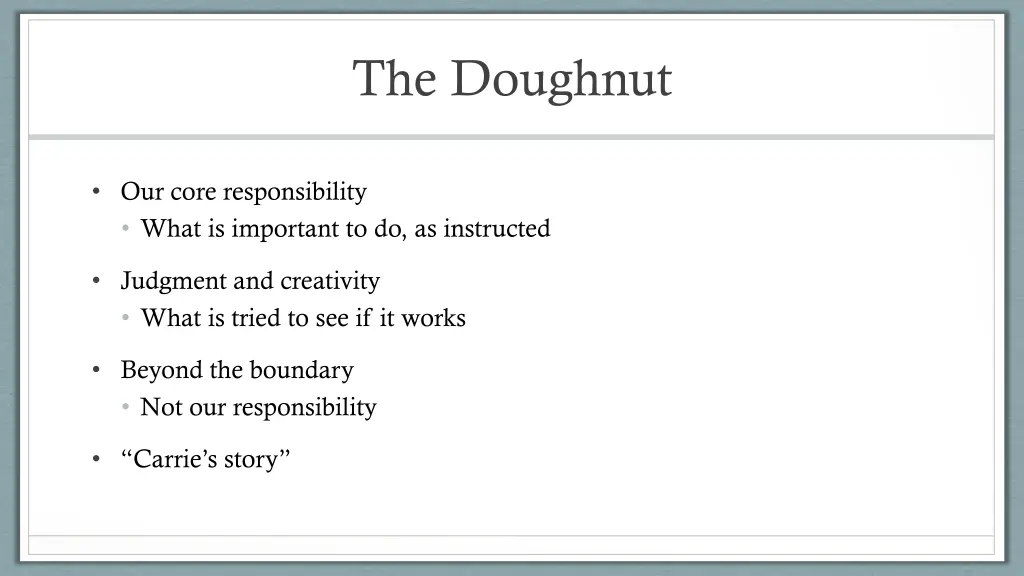 the doughnut 1