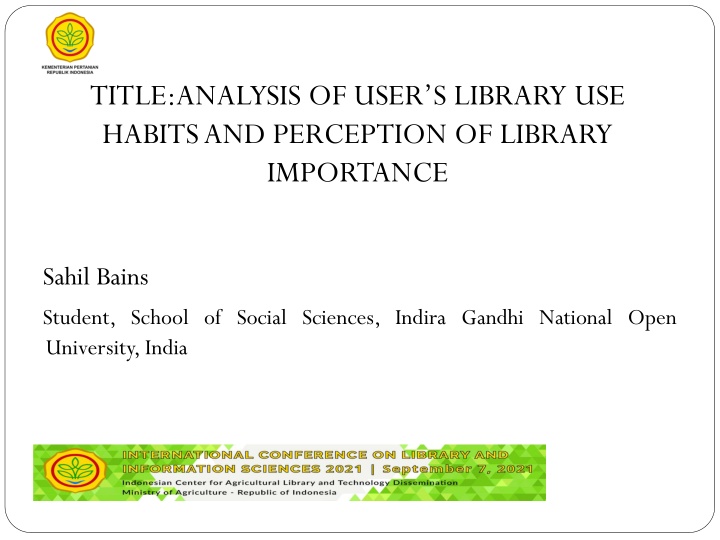 title analysis of user s library use habits