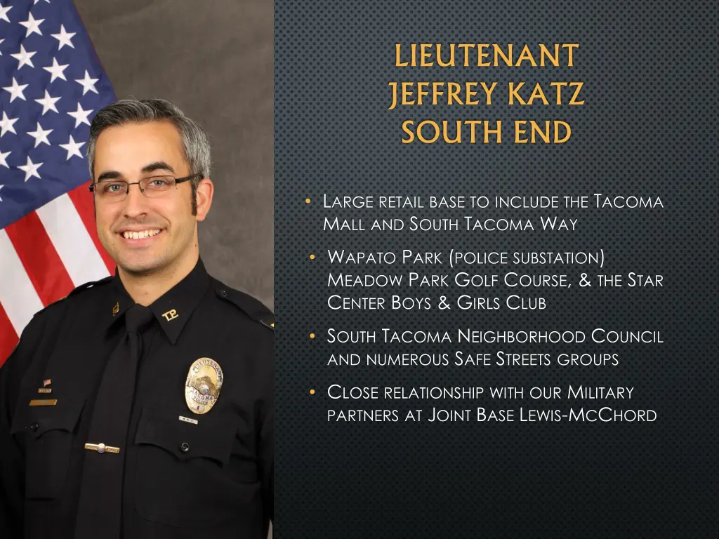 lieutenant jeffrey katz south end