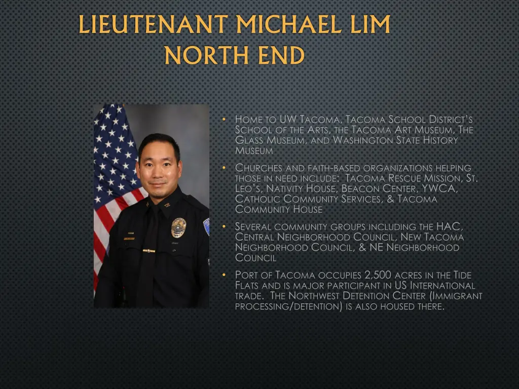 lieutenant michael lim north end