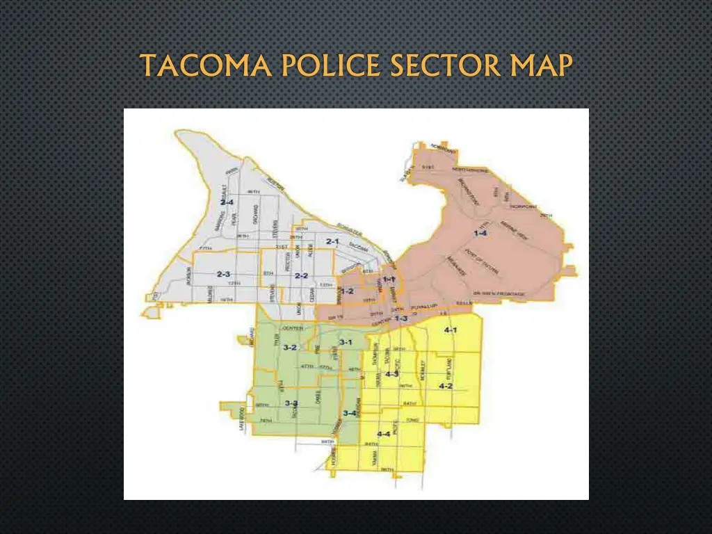 tacoma police sector map