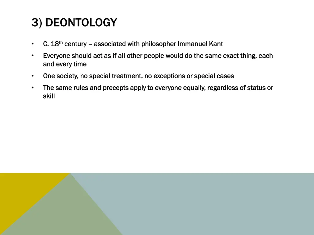 3 deontology