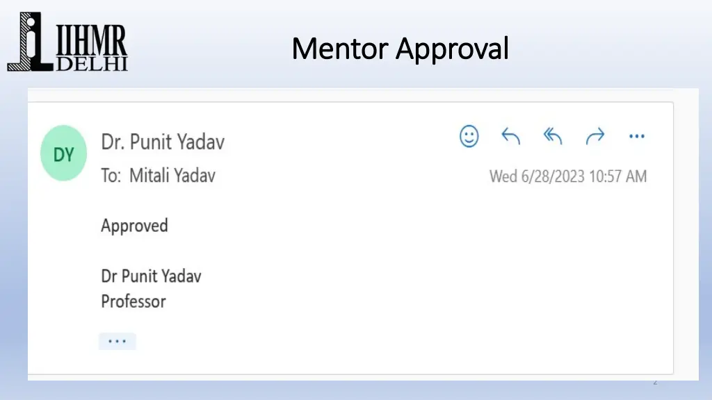 mentor approval mentor approval