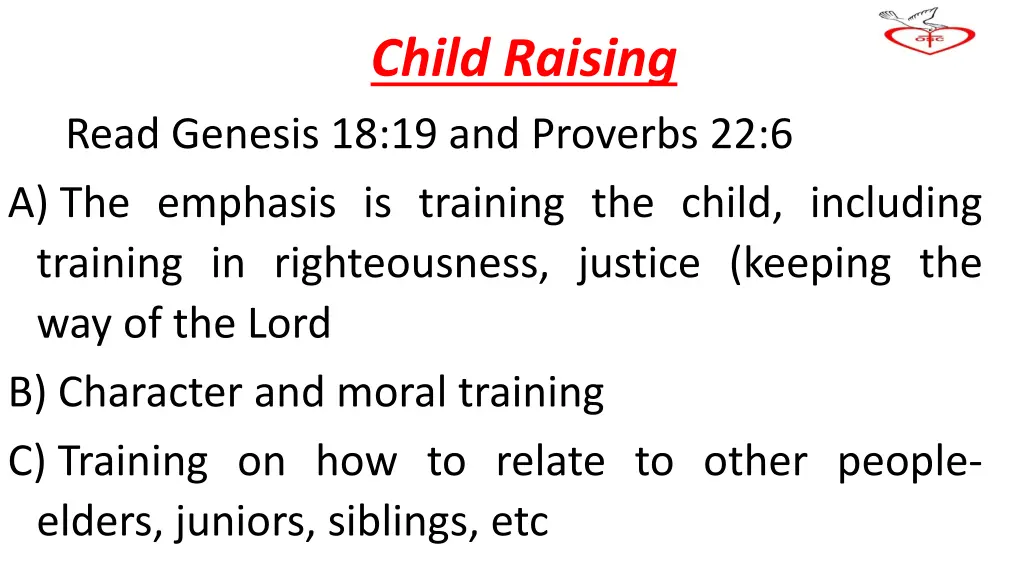 child raising