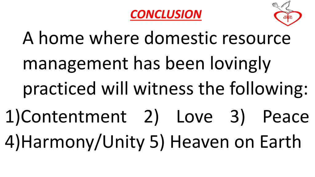 conclusion