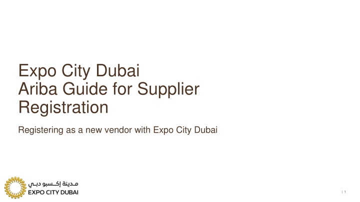 expo city dubai ariba guide for supplier