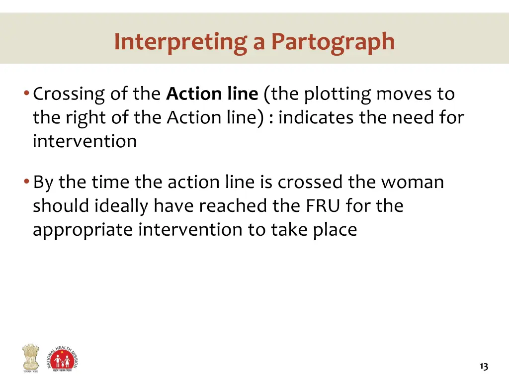 interpreting a partograph 1