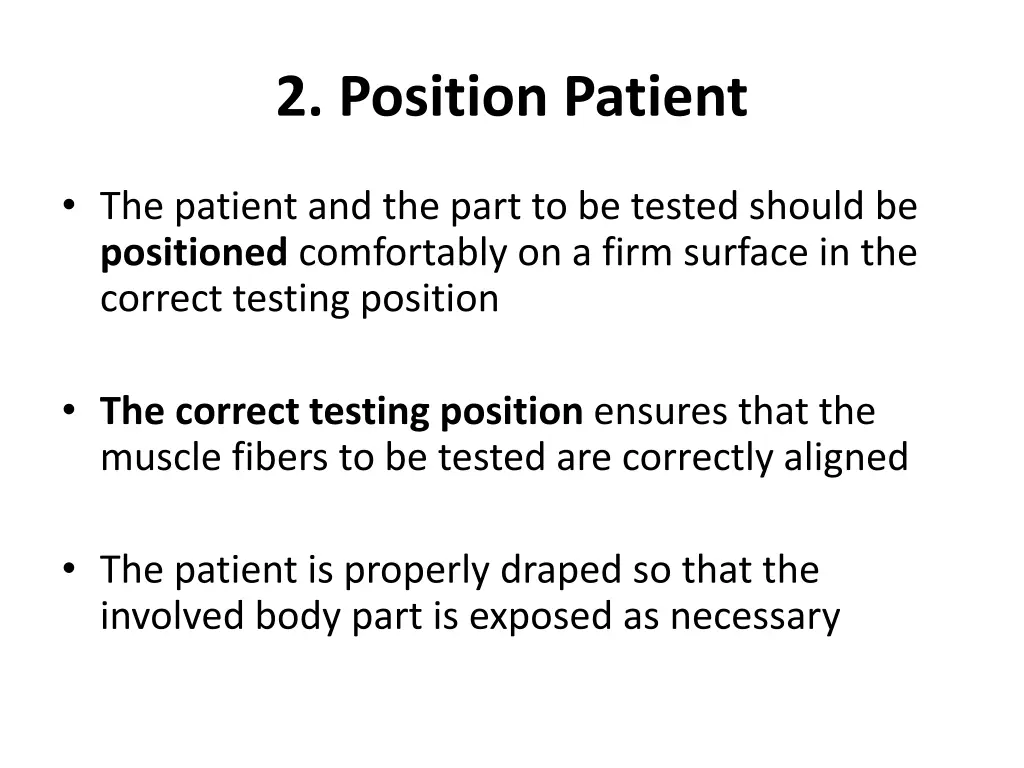 2 position patient