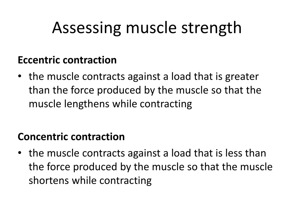 assessing muscle strength 2