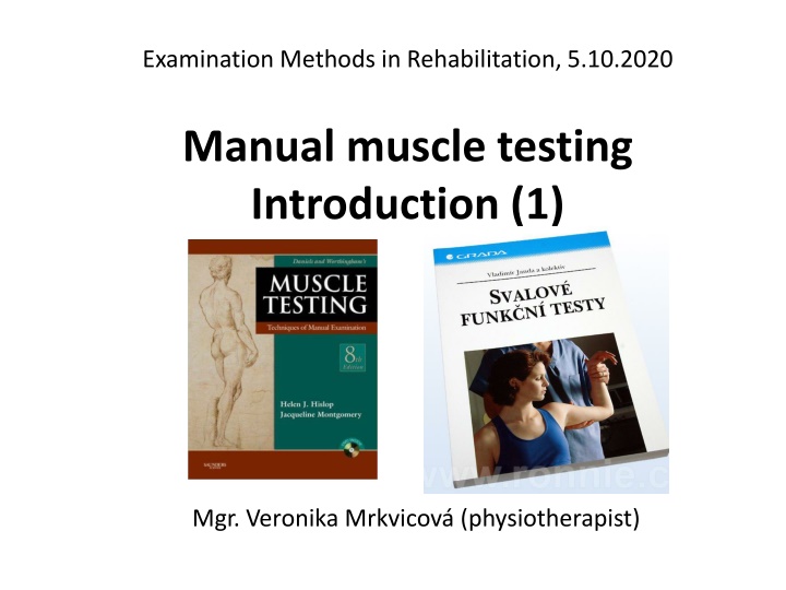 examination methods in rehabilitation 5 10 2020