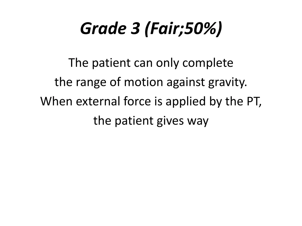 grade 3 fair 50