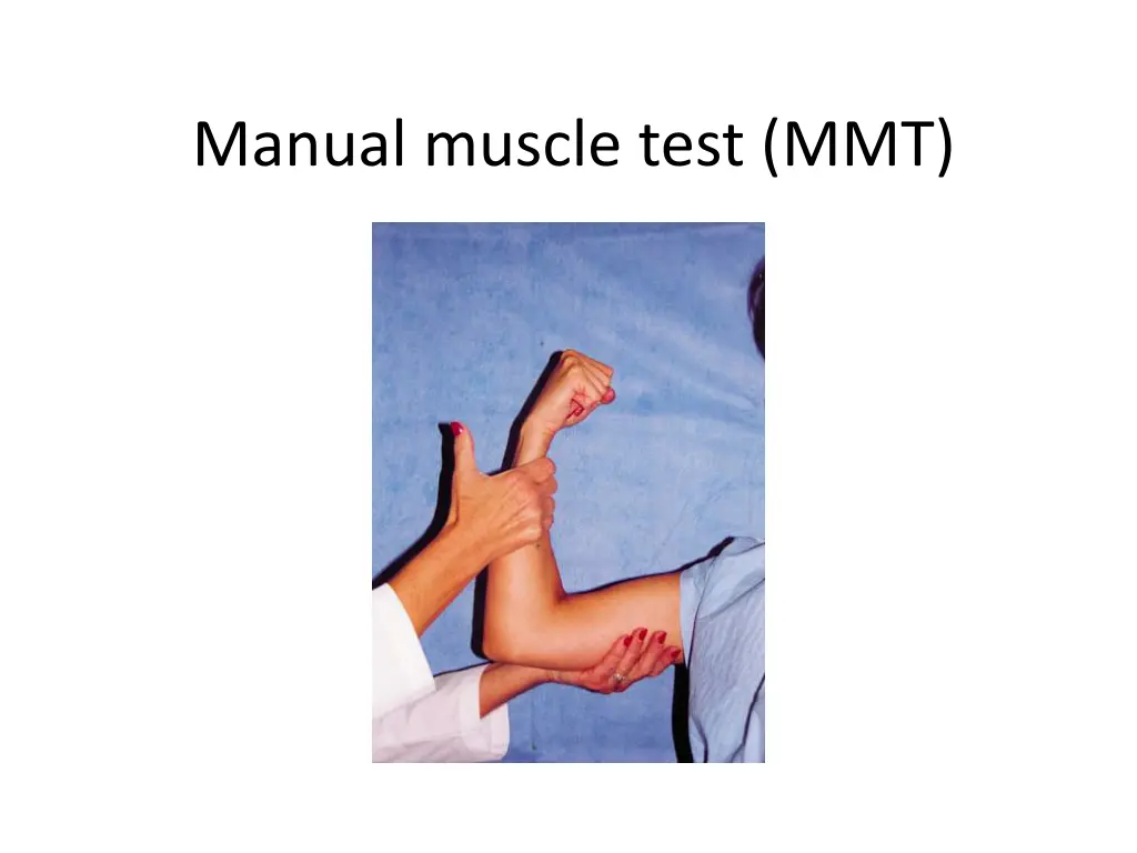 manual muscle test mmt