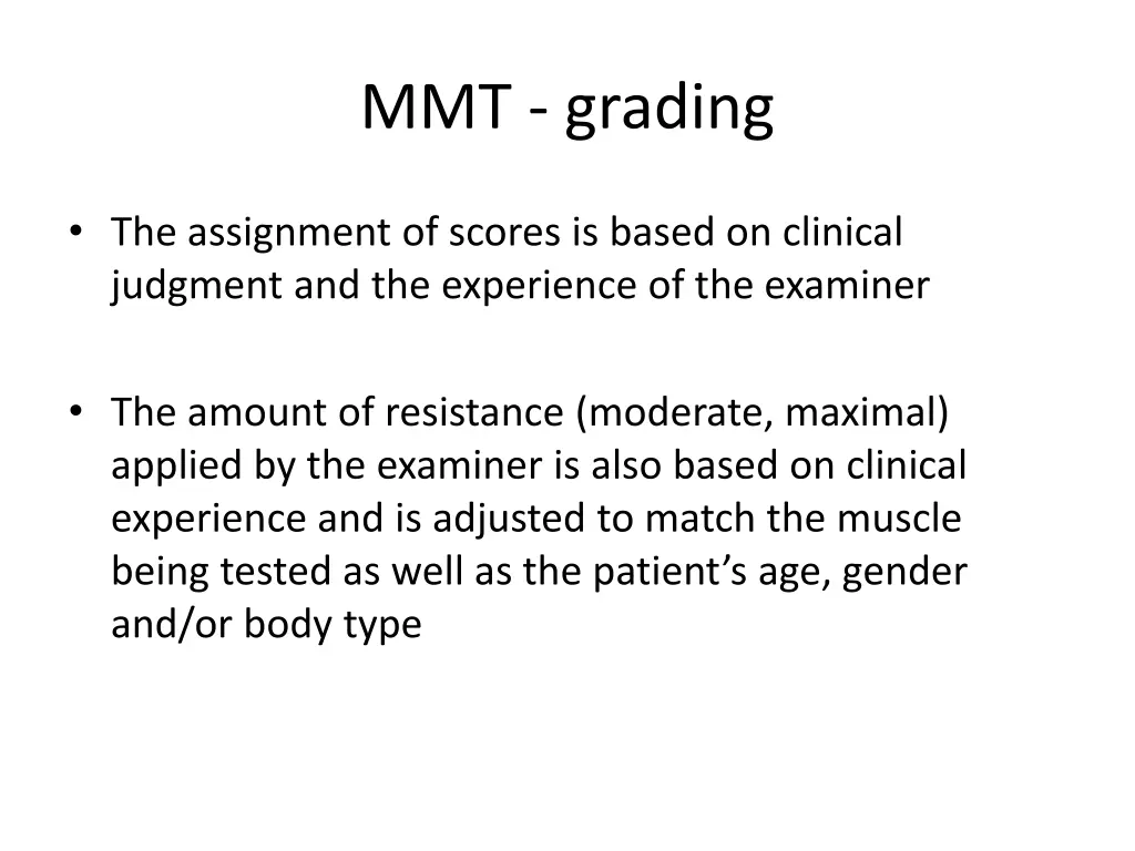 mmt grading 2