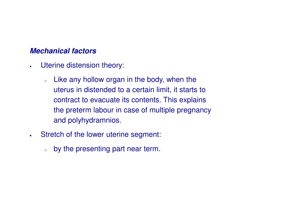 mechanical factors