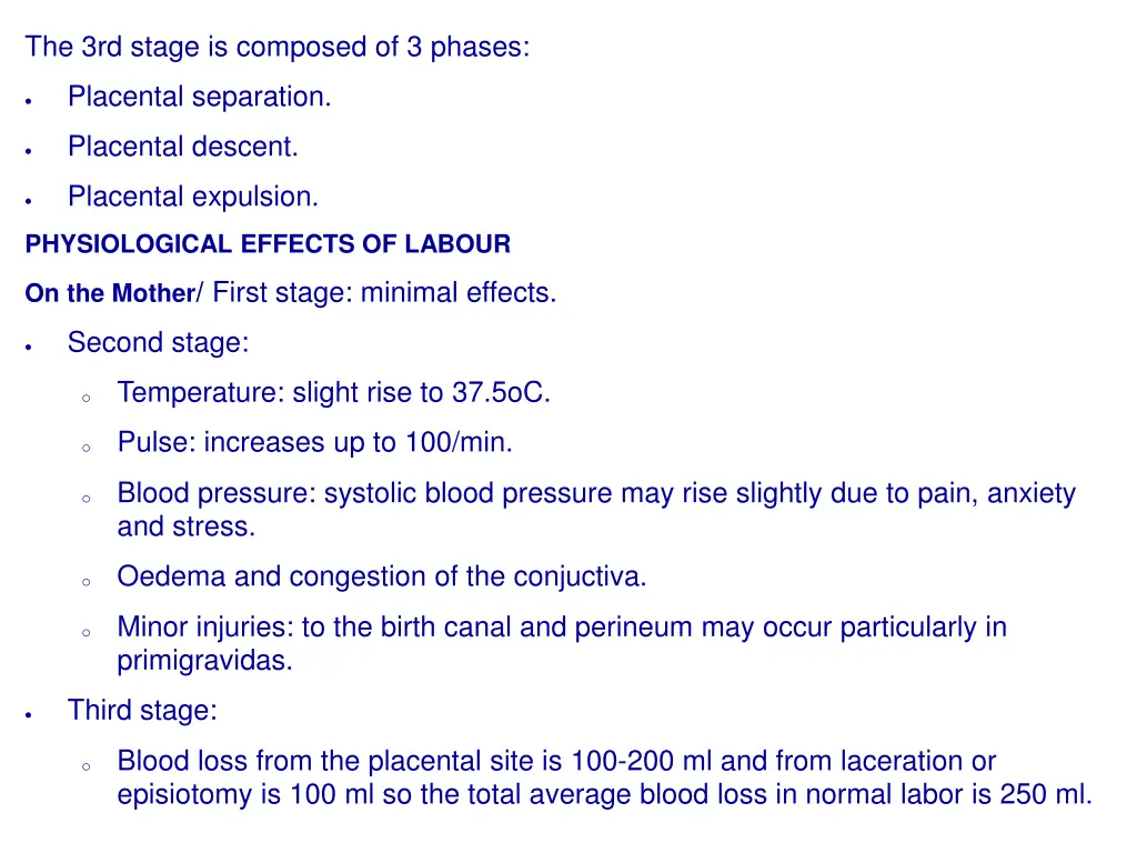 the 3rd stage is composed of 3 phases