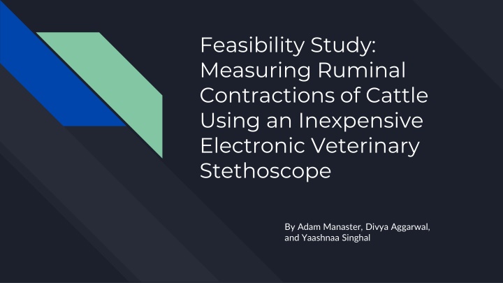 feasibility study measuring ruminal contractions