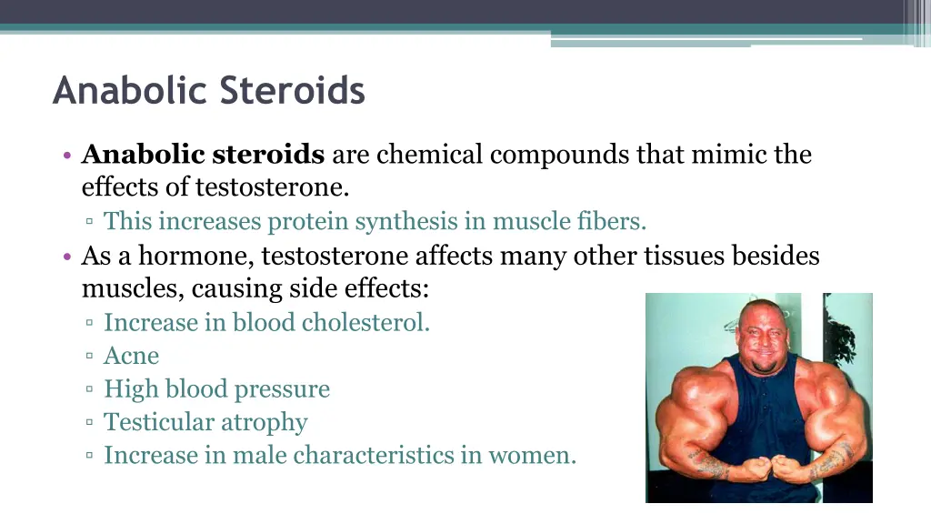 anabolic steroids