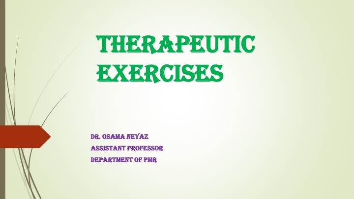 therapeutic therapeutic exercises exercises