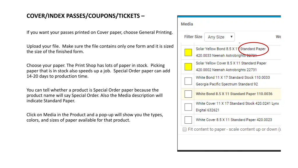 cover index passes coupons tickets