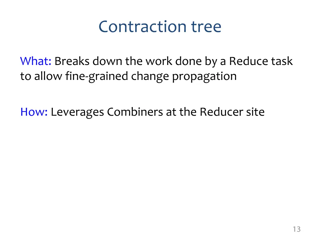 contraction tree