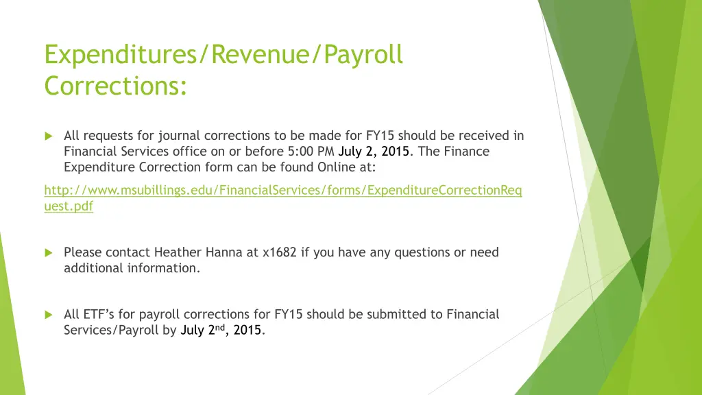 expenditures revenue payroll corrections