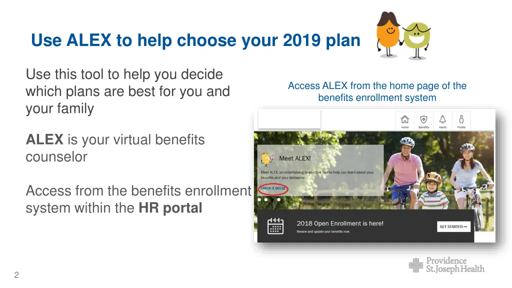 use alex to help choose your 2019 plan