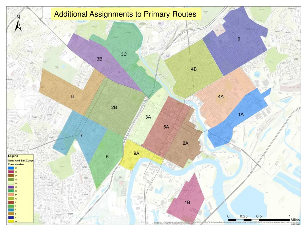 additional assignments to primary routes