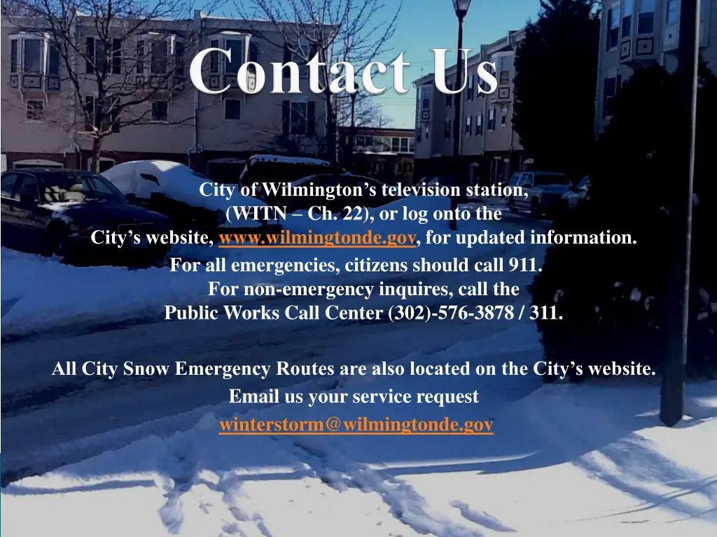 citizens can tune into the city of wilmington