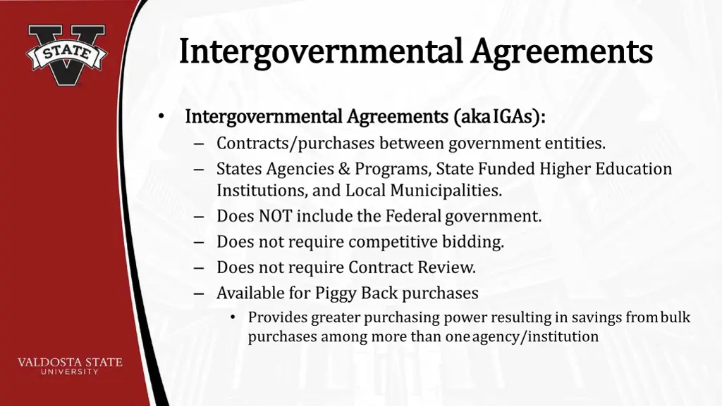 intergovernmental intergovernmentalagreements