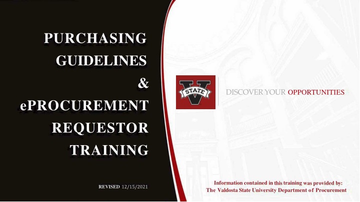 purchasing guidelines